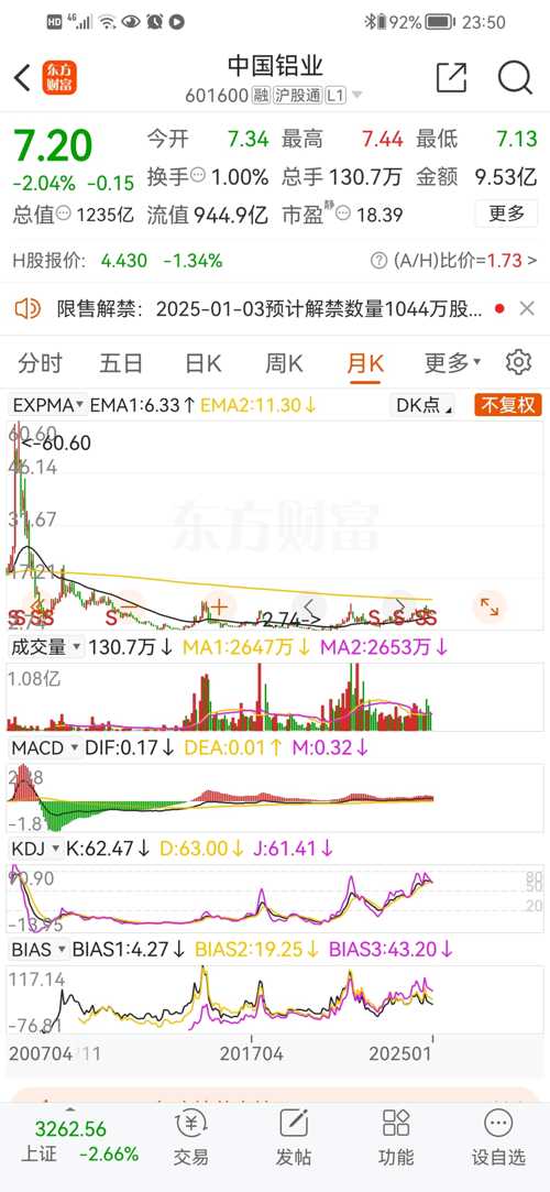 中國鋁業(yè)股票，投資前景深度解析，中國鋁業(yè)股票投資前景深度剖析