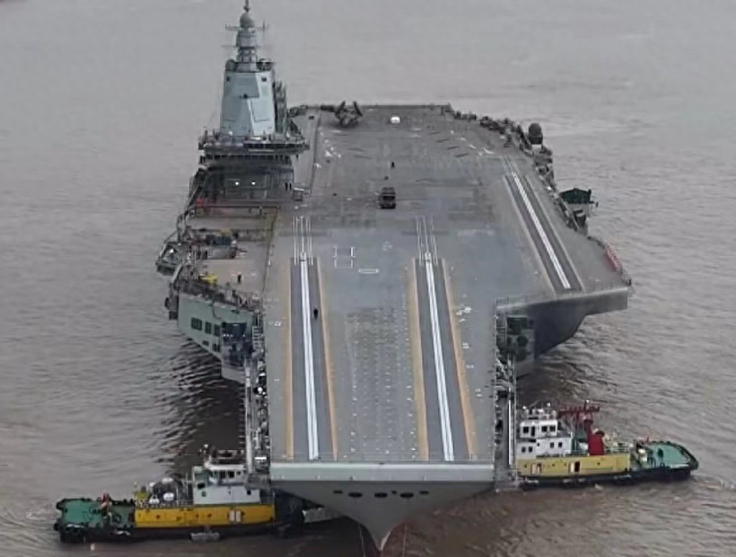 揭秘中國海軍新力量，003號航母二號艦現(xiàn)身，揭秘，中國海軍新力量——003號航母二號艦現(xiàn)身亮相