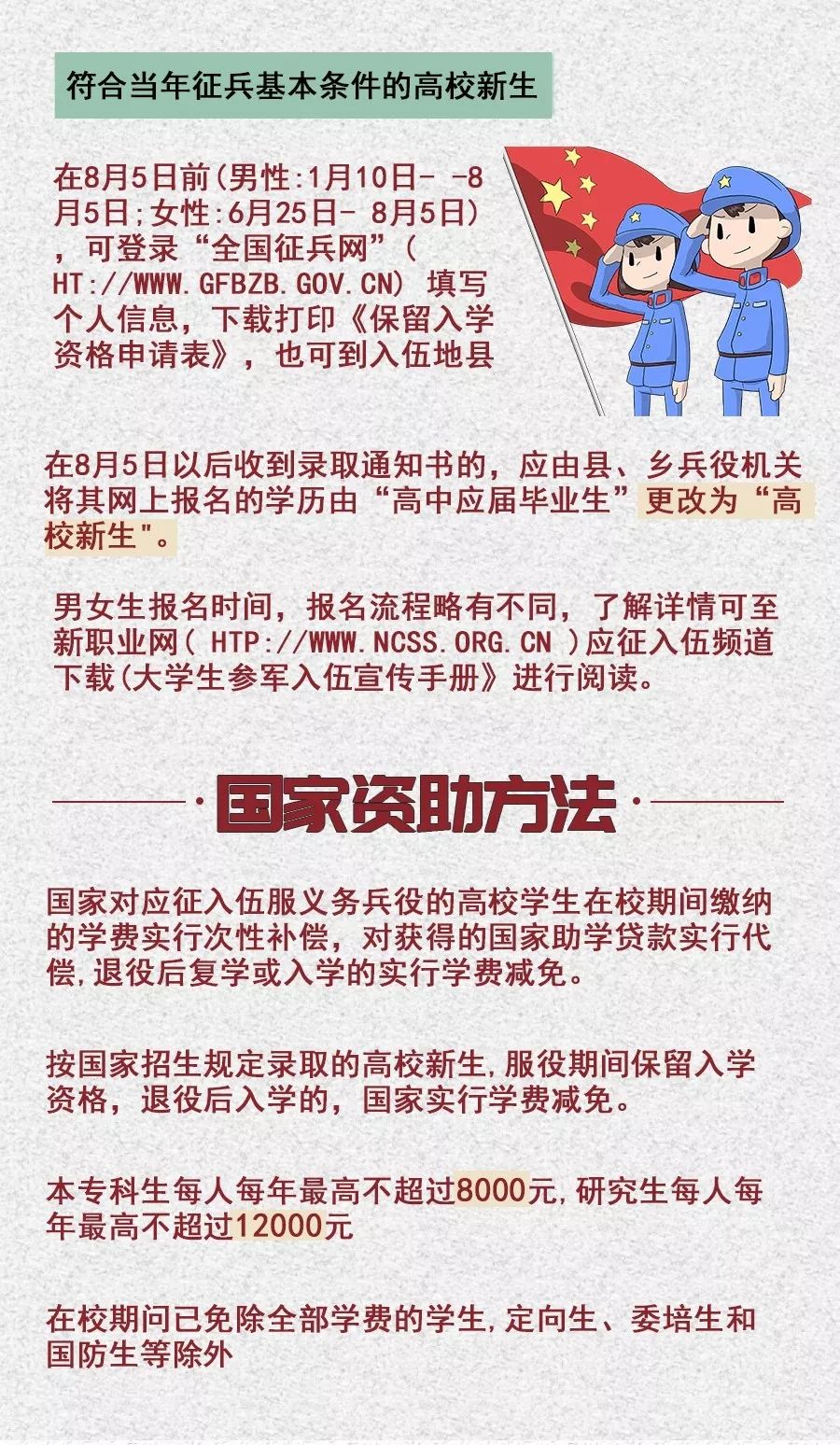 大學(xué)生當(dāng)兵最新政策