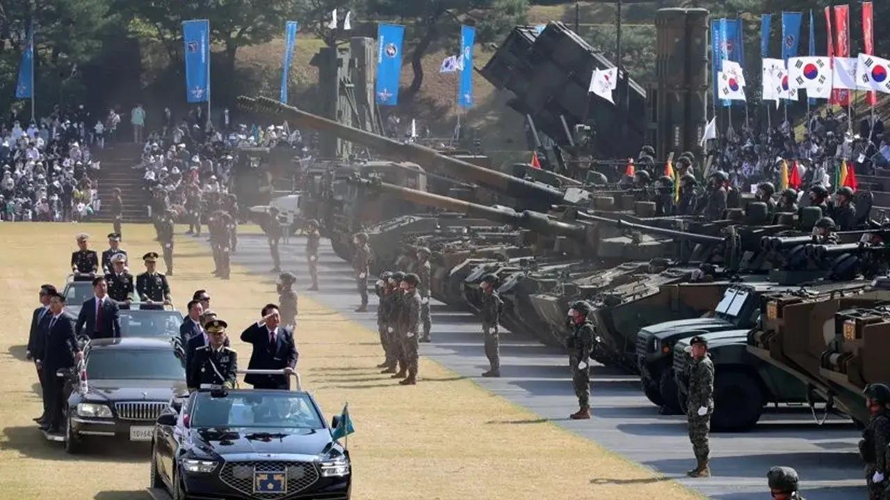 韓國閱兵，傳統(tǒng)與現(xiàn)代交融的壯麗展示，韓國閱兵，傳統(tǒng)與現(xiàn)代交融的華麗盛宴
