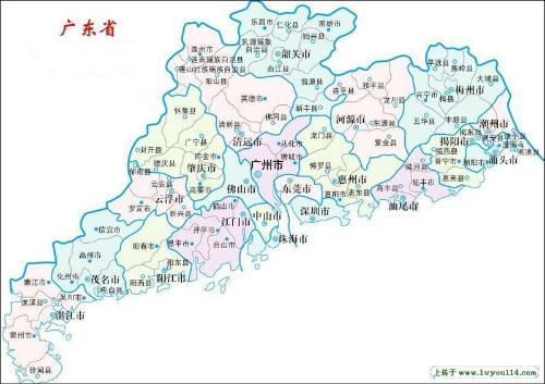 廣東省詳細(xì)地圖，探索地理之美，廣東省詳細(xì)地圖，地理之美的探索